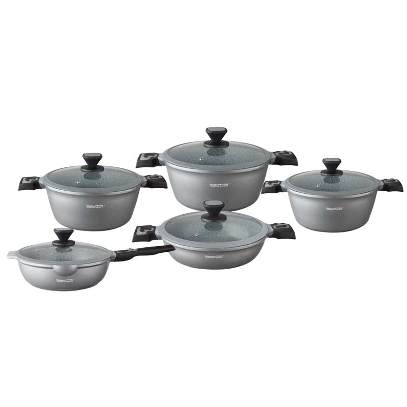 Royal Gourmet SCW40 Cookware 10 Pcs Set