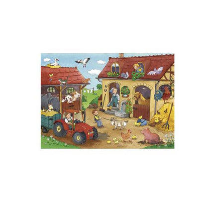 Ravensburge Working on the Farm Puzzle 2x12p