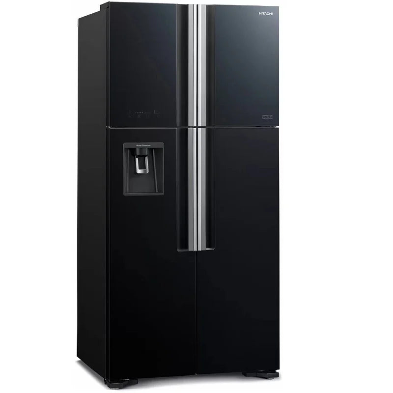 Hitachi R-W760 Inverter Refrigerator 4 Door Black