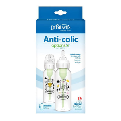 Anti-Colic Options+ Narrow Baby Bottles