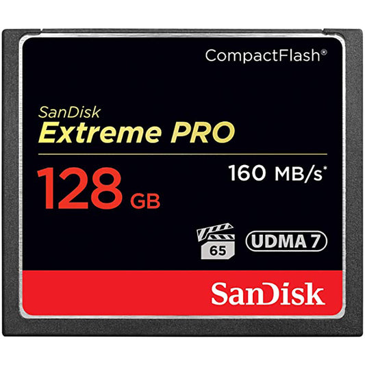 SanDisk SDCFXPS-128G-X46 | 128GB Extreme PRO CompactFlash Memory Card UDMA 7 Speed Up To 160MB/s-