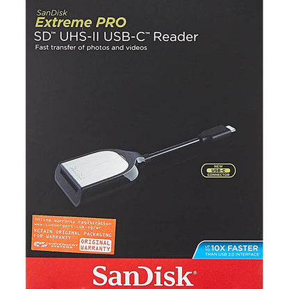 SanDisk SDDR-409-G46| Extreme PRO SD UHS-II USB-C Reader –