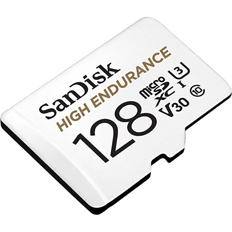 SanDisk SDSQQNR-128G-GN6IA | 128GB High Endurance Video MicroSDXC Card with Adapter for Dash Cam and Home Monitoring systems