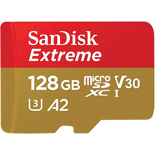 SanDisk SDSQXA1-128G-GN6MN | 128GB Extreme microSD UHS-I U3 V30 A2 160MB/s-