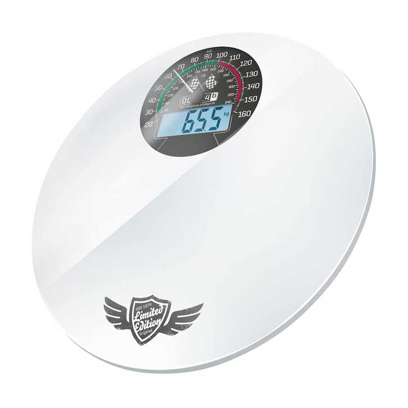 Sencor SBS 1974WH Bathroom Scales Digital & Analogue Display White