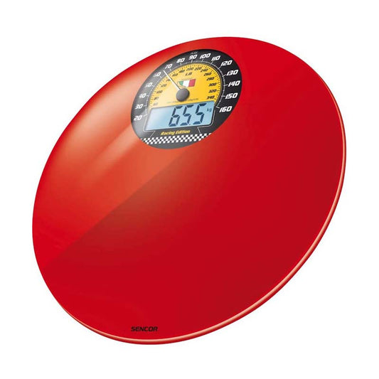 Sencor SBS 11980RD Bathroom Scales Digital & Analogue Display Red