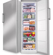 Simfer FS8401NFAIN No-Frost Upright Freezer 6 Drawers Inox