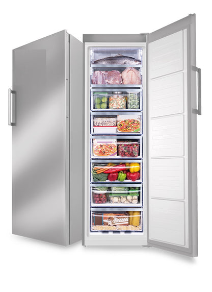 Simfer FS8401NFAIN No-Frost Upright Freezer 6 Drawers Inox