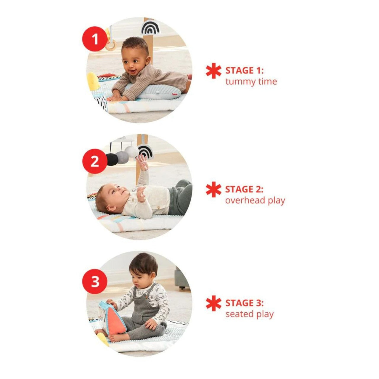 Montessori Baby Gym Play Arch from Birth