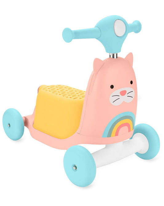 3-in-1 Ride-On Toy Cat
