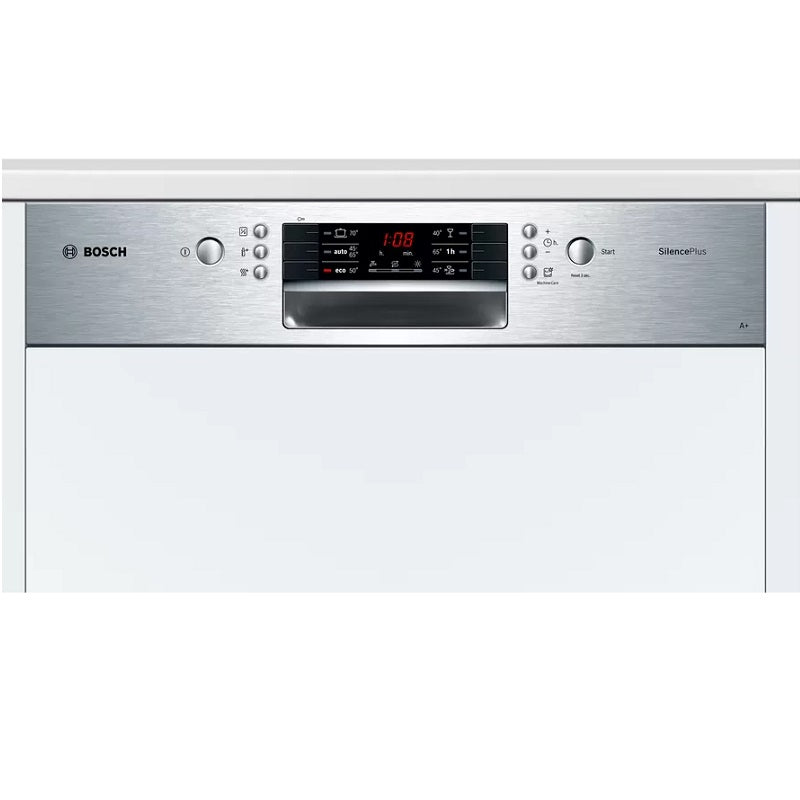 Bosch SMI46KS00T Serie | 4 semi-integrated dishwasher 60 cm Stainless steel