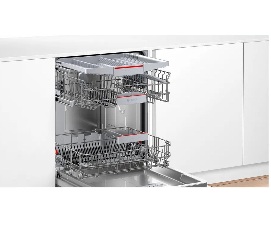 Bosch SMI46KS00T Serie | 4 semi-integrated dishwasher 60 cm Stainless steel