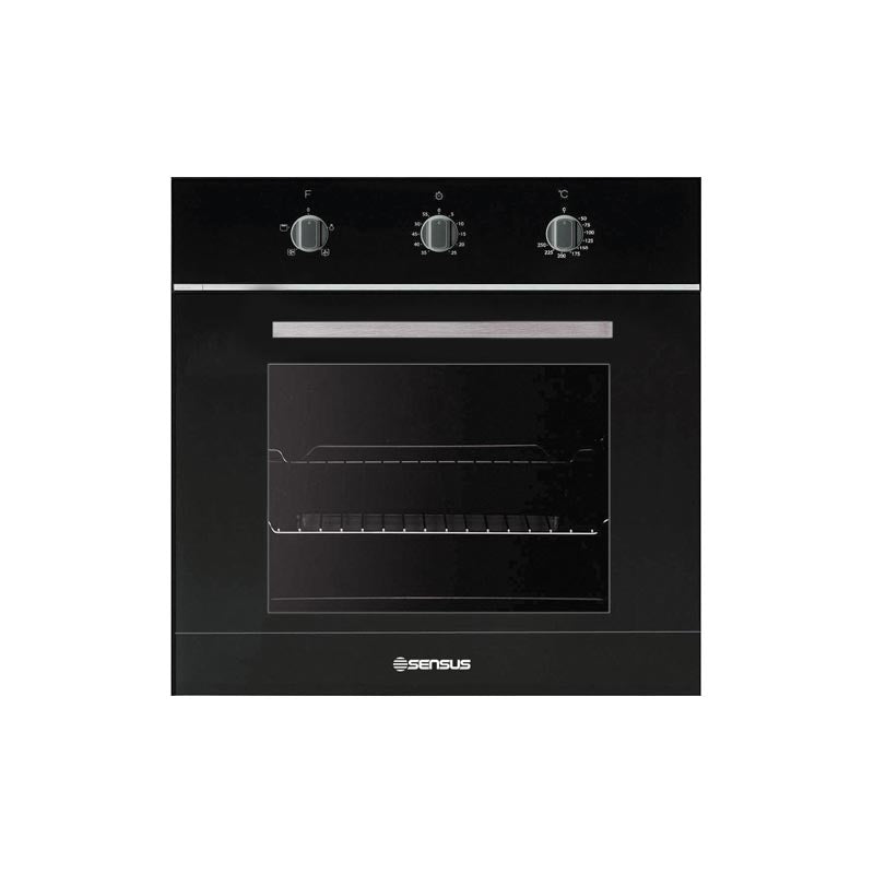 Sensus TEGE60GB Gas Electric Oven 60cm Black Color