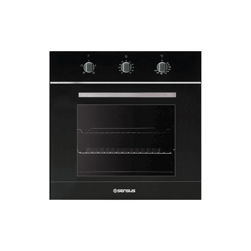 Sensus TEGG60GB Gas Gas Oven 60cm Black Color