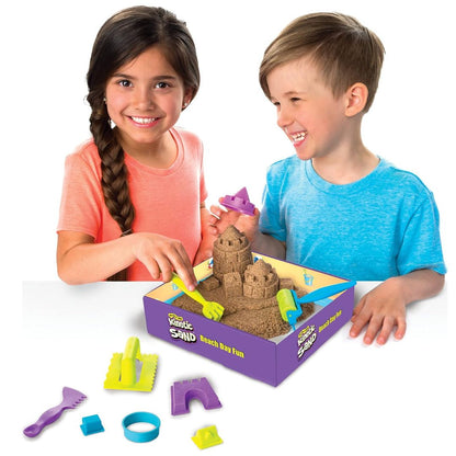 Kinetic Sand Fun Playset with Castle Molds