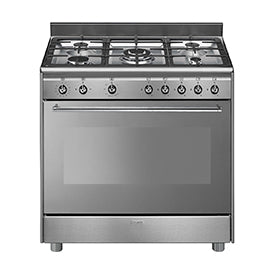 Smeg SSA91GGX9 Freestanding Cooker 90 cm Gas/Gas