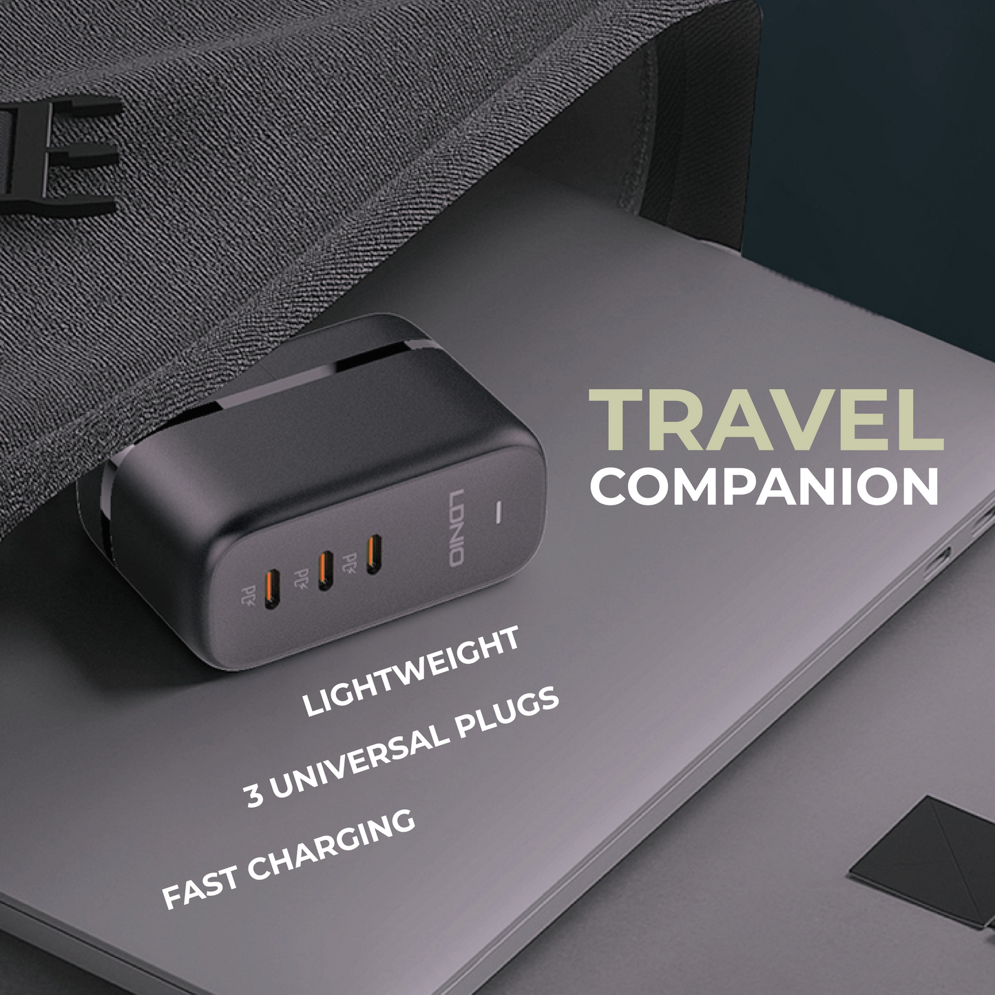 65W Super Fast Charger (3 USB-C PD Ports)