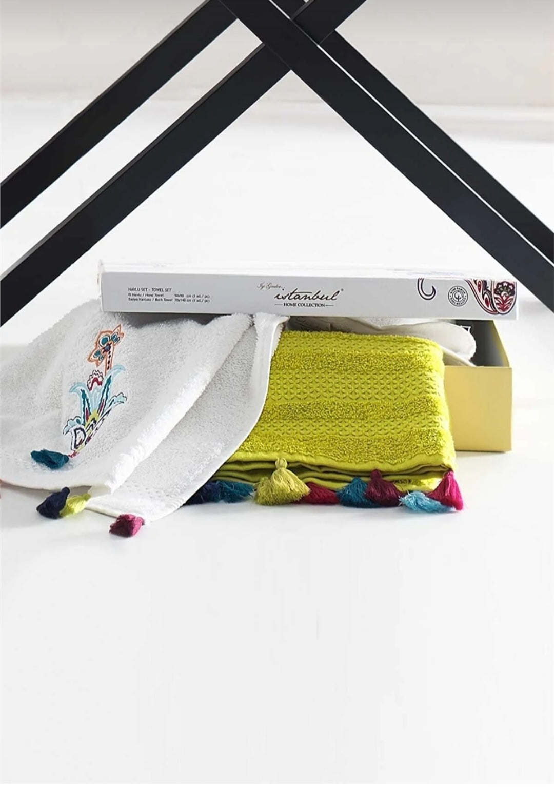 Style up towel set Green