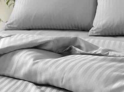 Silky touch  Duvet Cover Set Double Light Gray