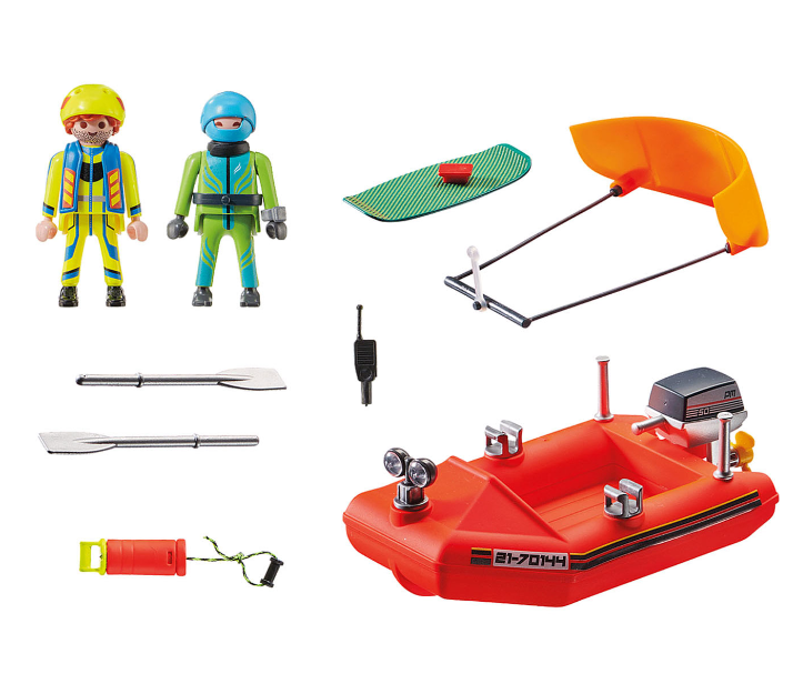 Playmobil City Action Kitesurfer Rescue with Boat