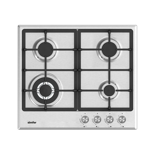 Simfer H6.405.VGRIM 60 cm Built-in Gas Hob Stainless Steel