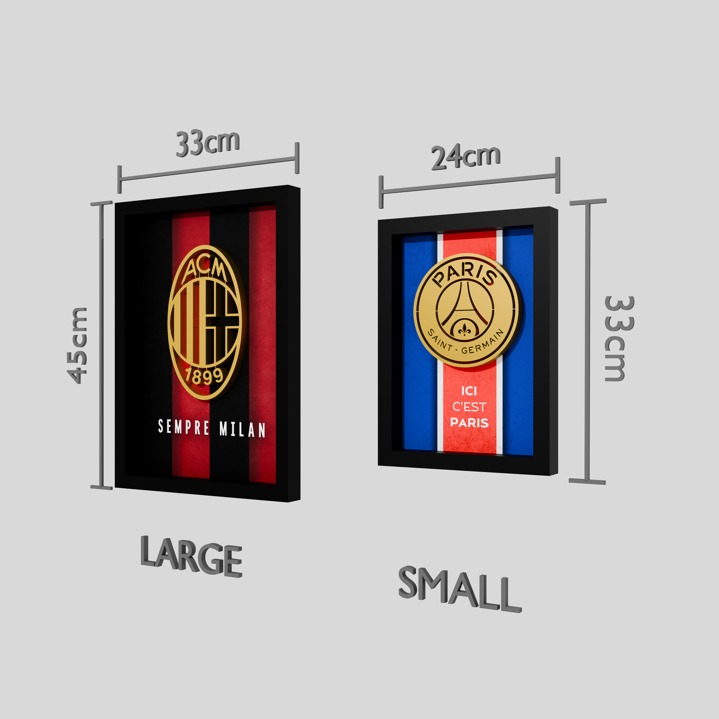 Bayern Munchen Frame WIth 3D-printed Logo