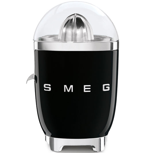 Smeg CJF11BLEU Citrus Juicer Black, Glossy 50’s Style Aesthetic