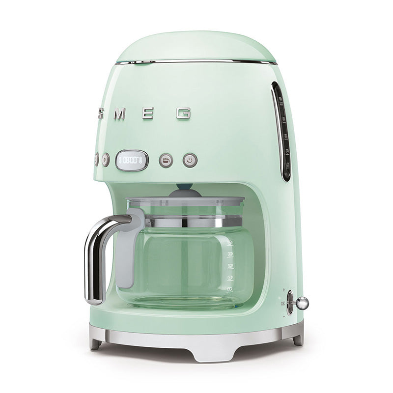 Smeg DCF02PGEU Drip Coffee Machine Pastel green 50’s Style Aesthetic