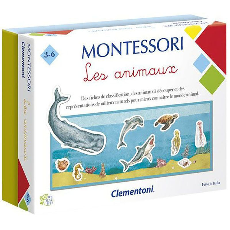 Clementoni 52412 Montessori Animals – French