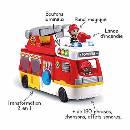 Vtech Tut Tut Copains Super Camion caserne De Pompiers