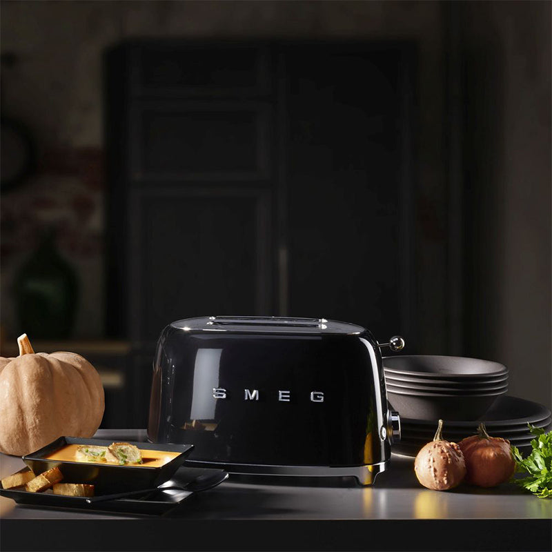 Smeg TSF01BLEU 2 Slice Toaster Black