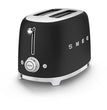 Smeg TSF01BLMEU 2 Slice Toaster Black Mat