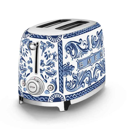 Smeg TSF01DGBEU 2 Slice Toaster Dolce & Gabbana Blu