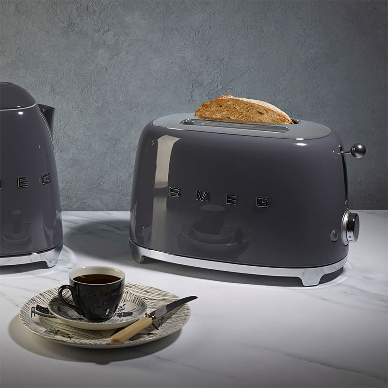 Smeg TSF01GREU 2 Slice Toaster Slate Grey