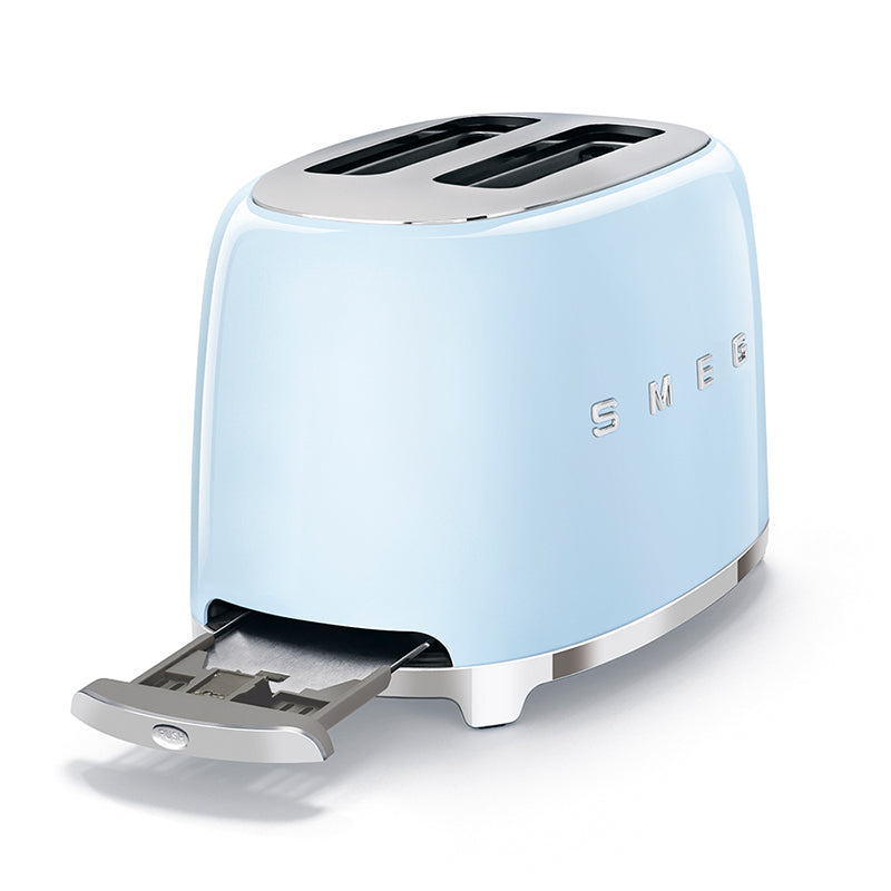 Smeg TSF01PBEU 2 Slice Toaster Pastel Blue