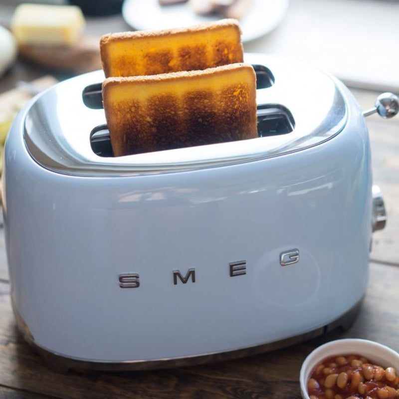 Smeg TSF01PBEU 2 Slice Toaster Pastel Blue