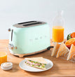 Smeg TSF01PGEU 2 Slice Toaster Pastel Green