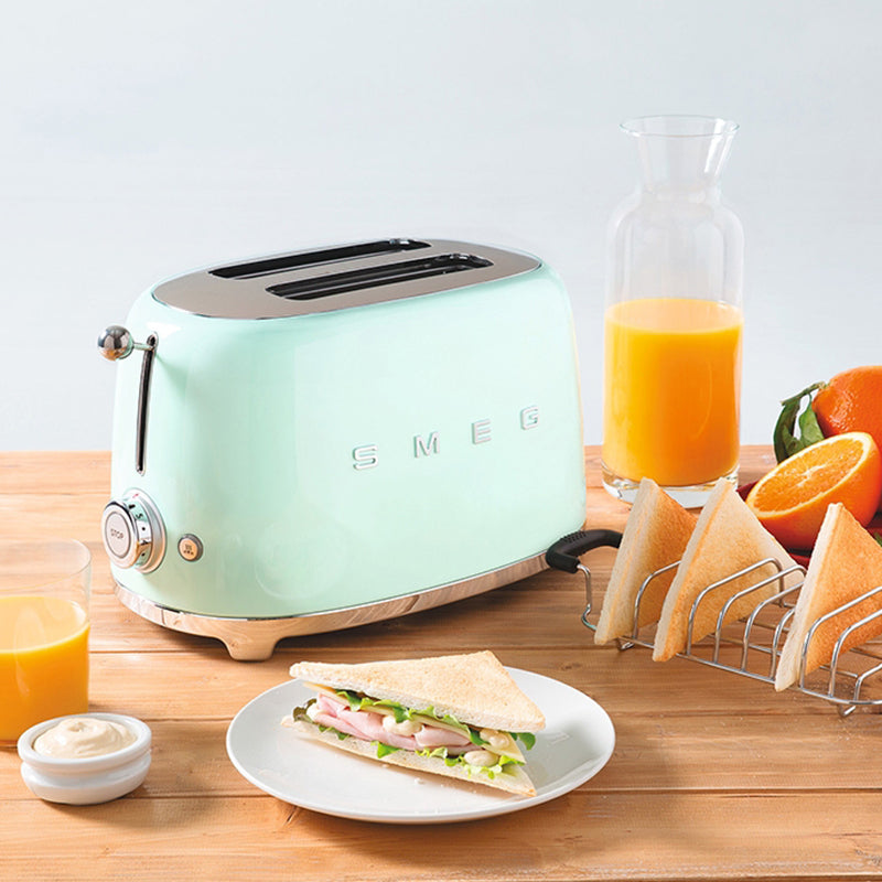 Smeg TSF01PGEU 2 Slice Toaster Pastel Green