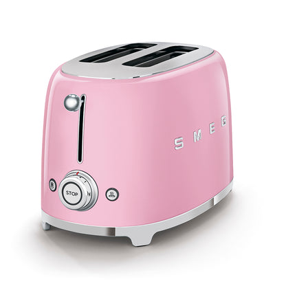 Smeg TSF01PKEU 2 Slice Toaster Pink