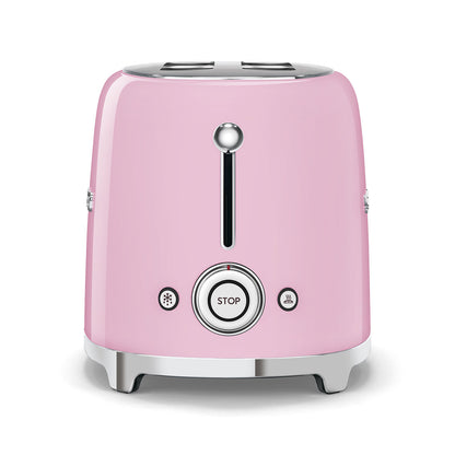 Smeg TSF01PKEU 2 Slice Toaster Pink