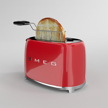 Smeg TSF01RDEU 2 Slice Toaster Red