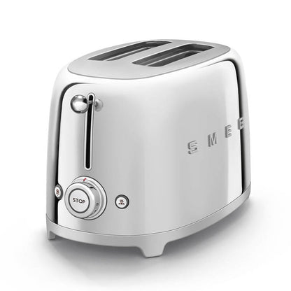 Smeg TSF01SSEU 2 Slice Toaster Chrome