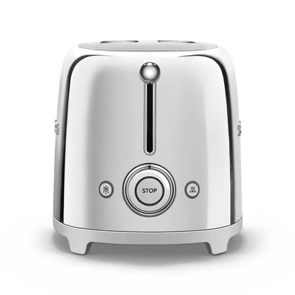 Smeg TSF01SSEU 2 Slice Toaster Chrome