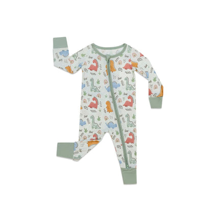 TeeJayz Dino Bamboo Zippy Onesie 9-12 Months