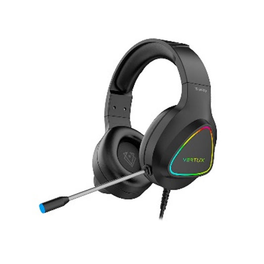 Vertux Trinity Black Stereo Immersive Pro Gaming Over-Ear Headset.