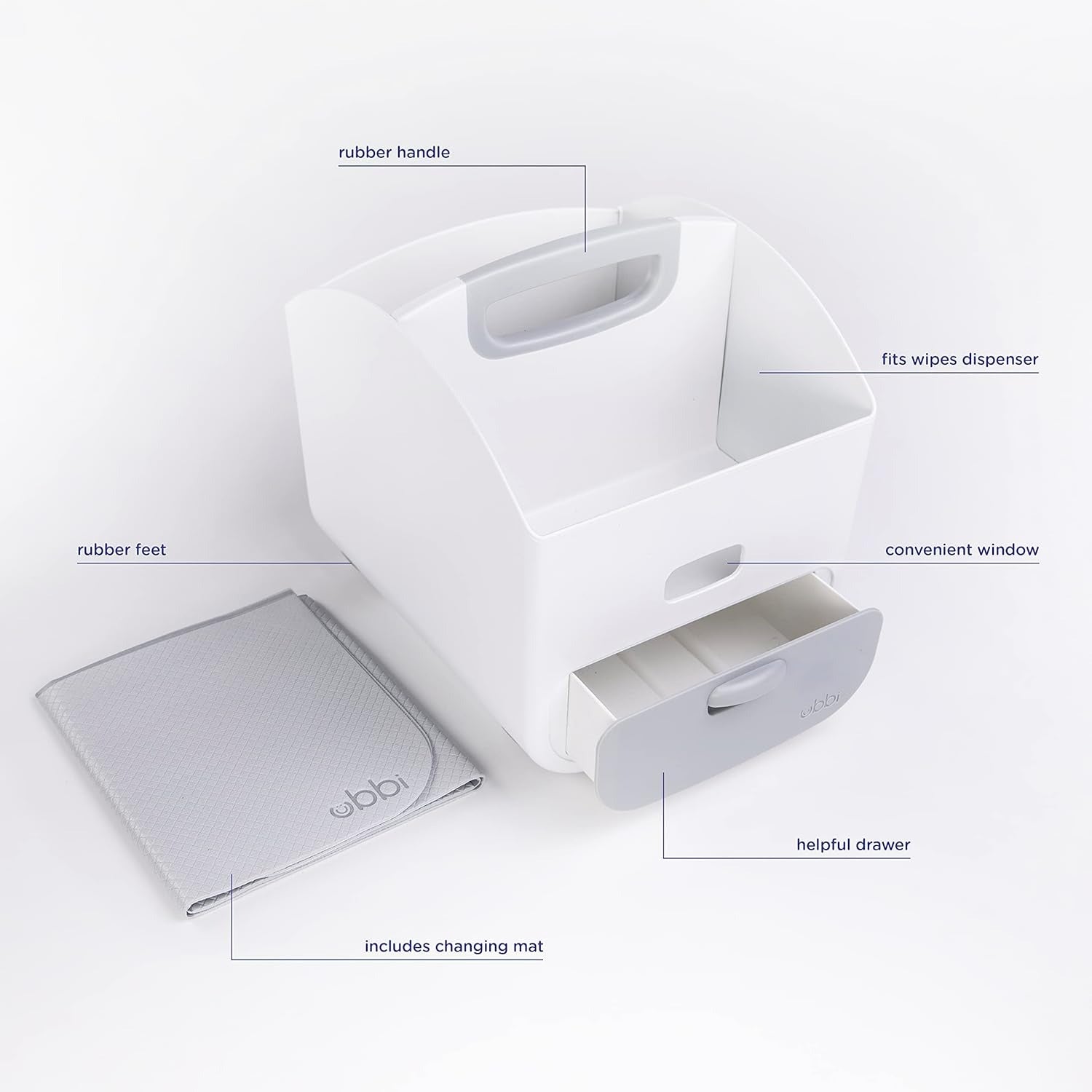 Portable Diaper Changing Station Diaper Storage Caddy
