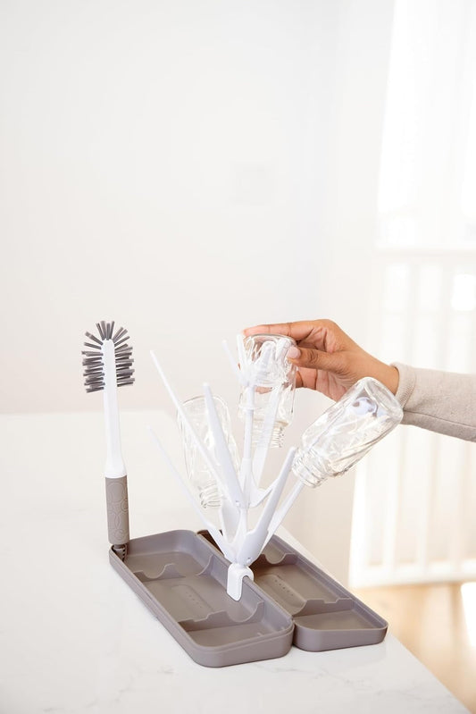 On-The-Go Drying Rack and Brush Set