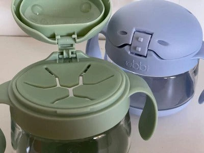 Ubbi Tweat Snack Container Sage