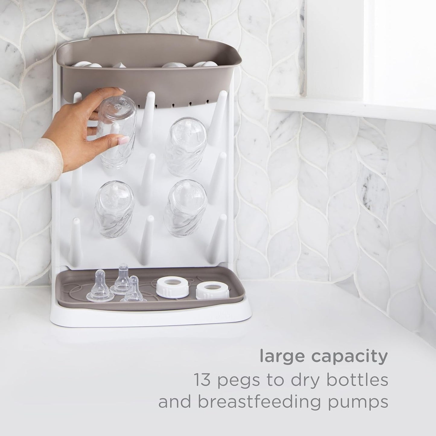 Vertical Baby Bottle Drying Rack