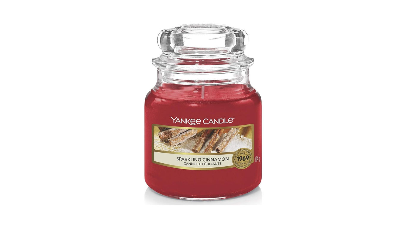 Yankee Candle Sparkling Cinnamon, Small Jar Candle